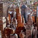 <strong>Lego Land</strong> <br />146 x 97 cm <br /> Technique mixte sur toile