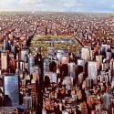 <strong>Sixth and Seventh Avenue</strong> <br />114 x 195 cm <br /> Technique mixte sur toile