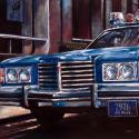 <strong>Police NYC</strong> <br />120 x 60 cm <br /> Technique mixte sur toile
