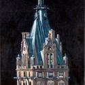 <strong>Sherry Netherland Hotel</strong> <br />25 x 75 cm <br /> Technique mixte sur toile