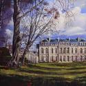 <strong>Jardin d¹hiver</strong> <br />Elysée 2015 <br /> peinture sur toile <br /> 195 X 114 CM